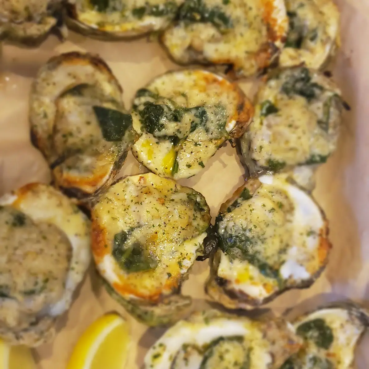 Oysters Rockefeller