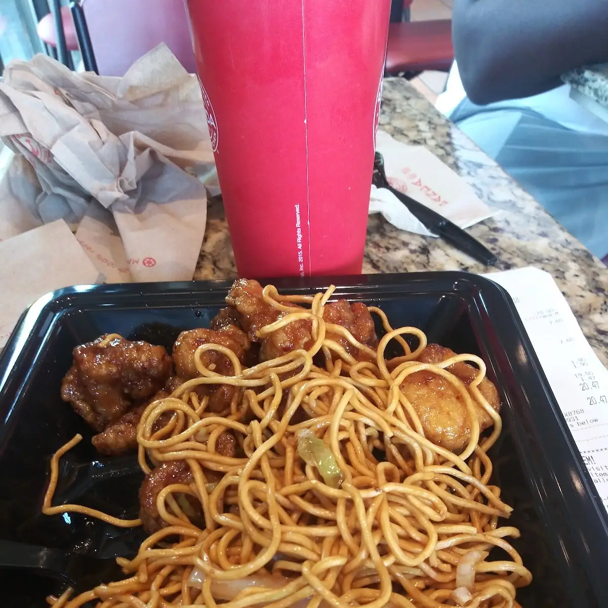 Chow Mein Orange Chicken