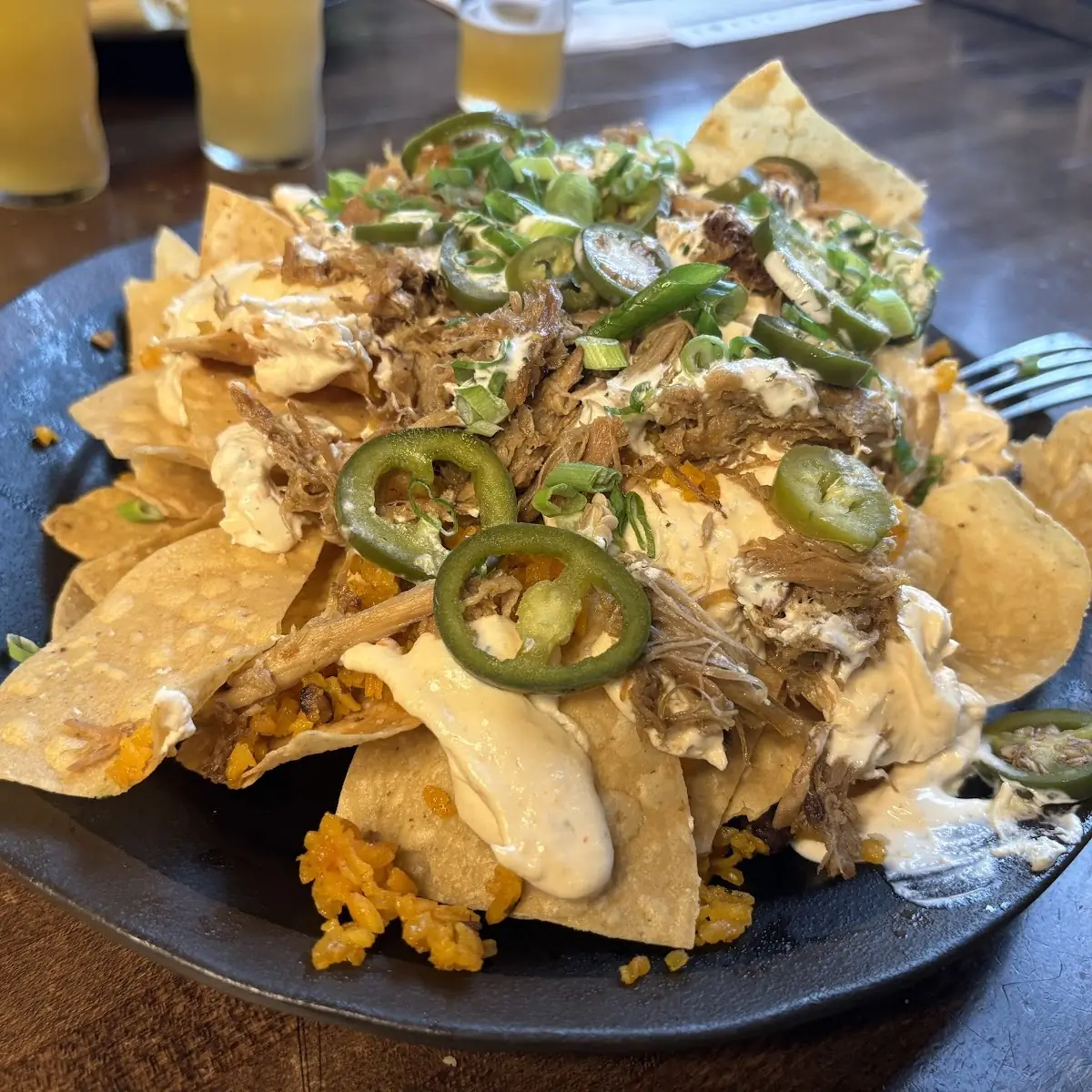 Nachos with Beer Cheese