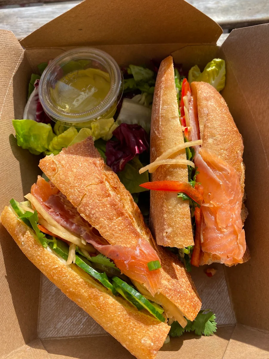 Smoked Salmon Banh MI