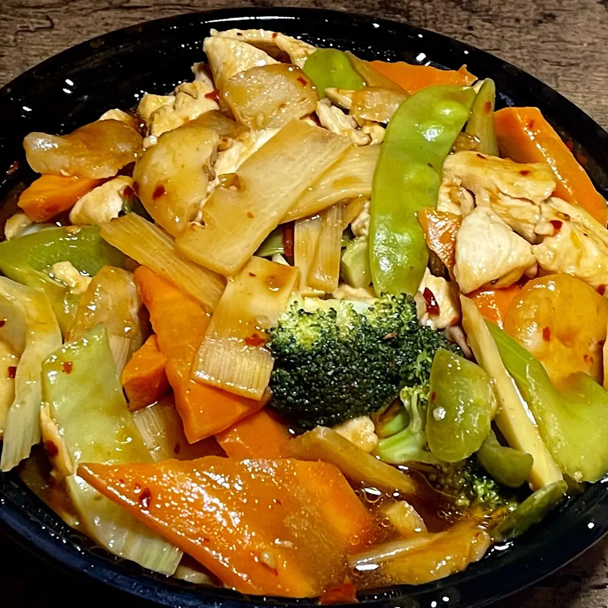 Chicken and Chinese Vegetables