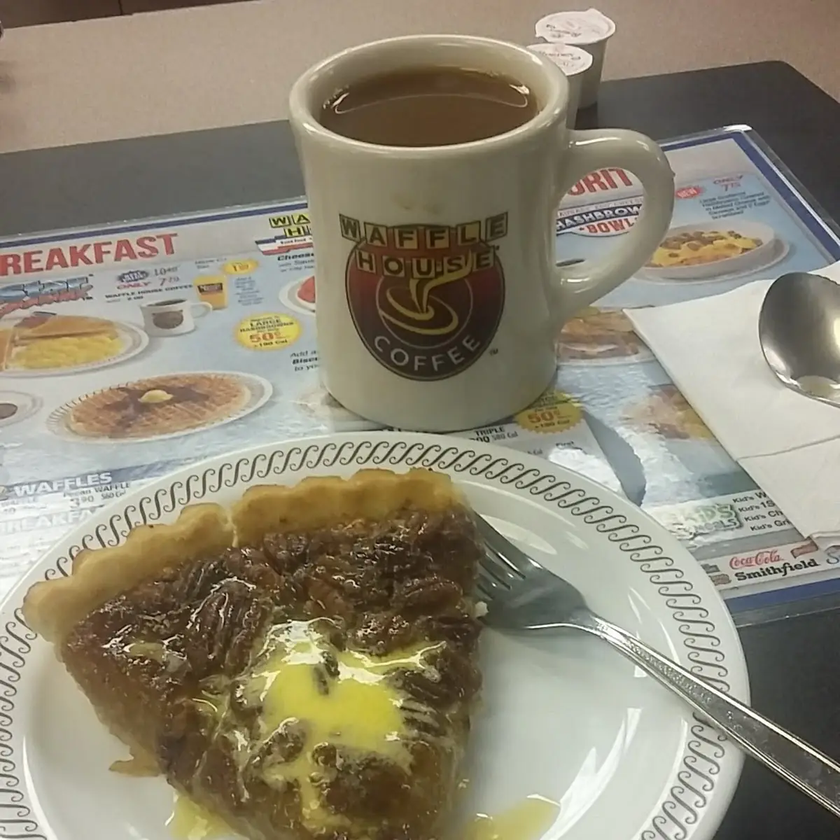 Pecan Pie with Butter