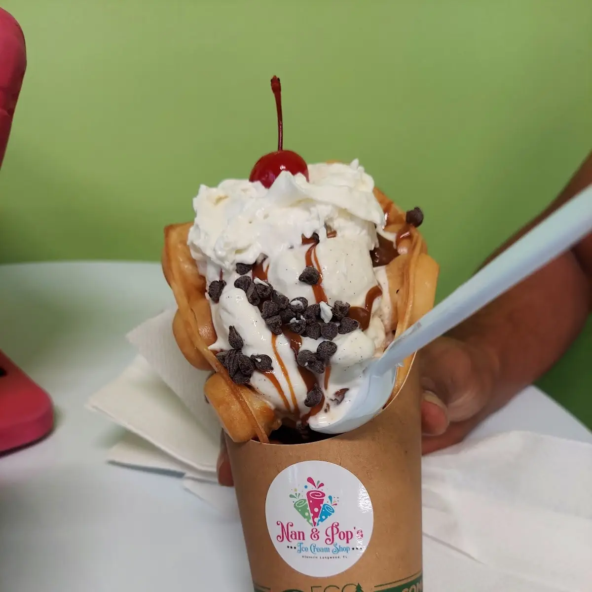 Bubble Waffle Cone
