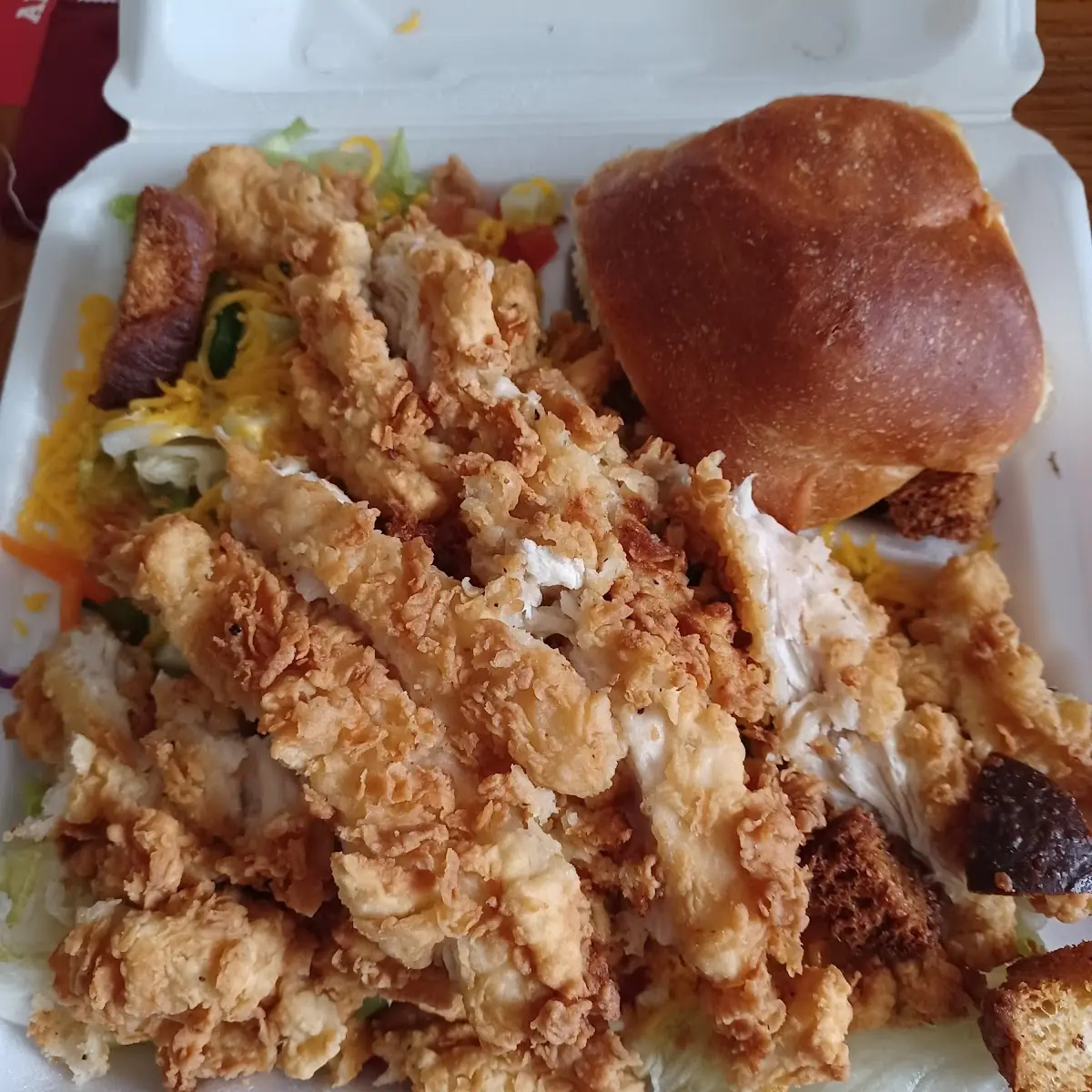 Chicken Fried Chicken Salad