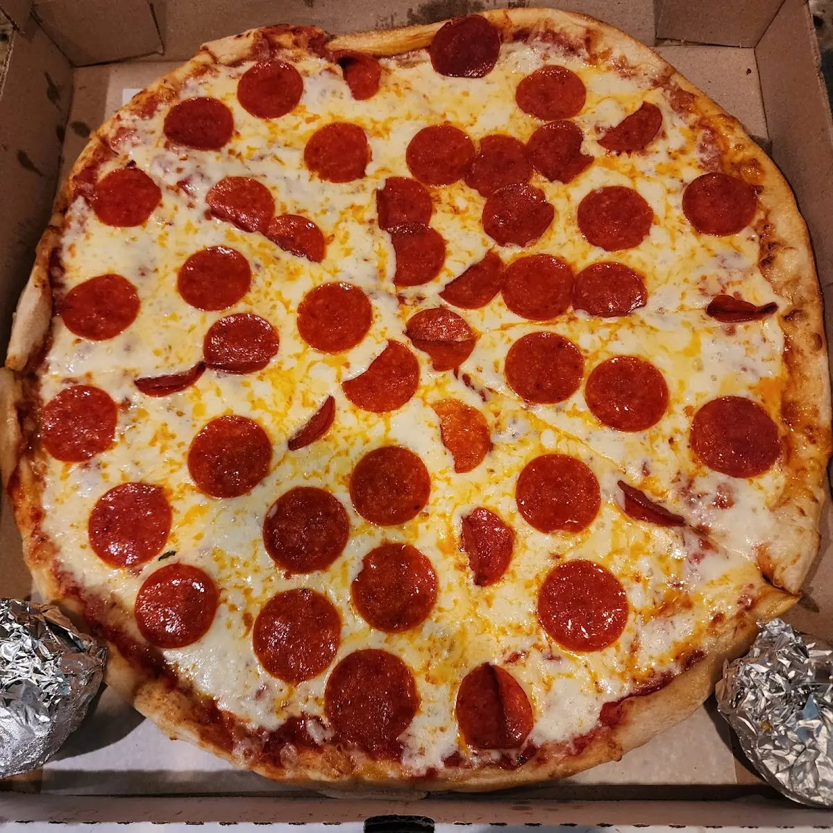 Extra Cheese Sauce and Pepperoni