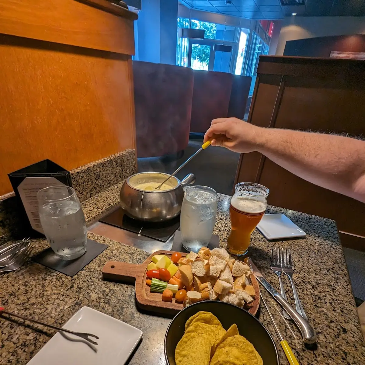 Spinach Artichoke Cheese Fondue