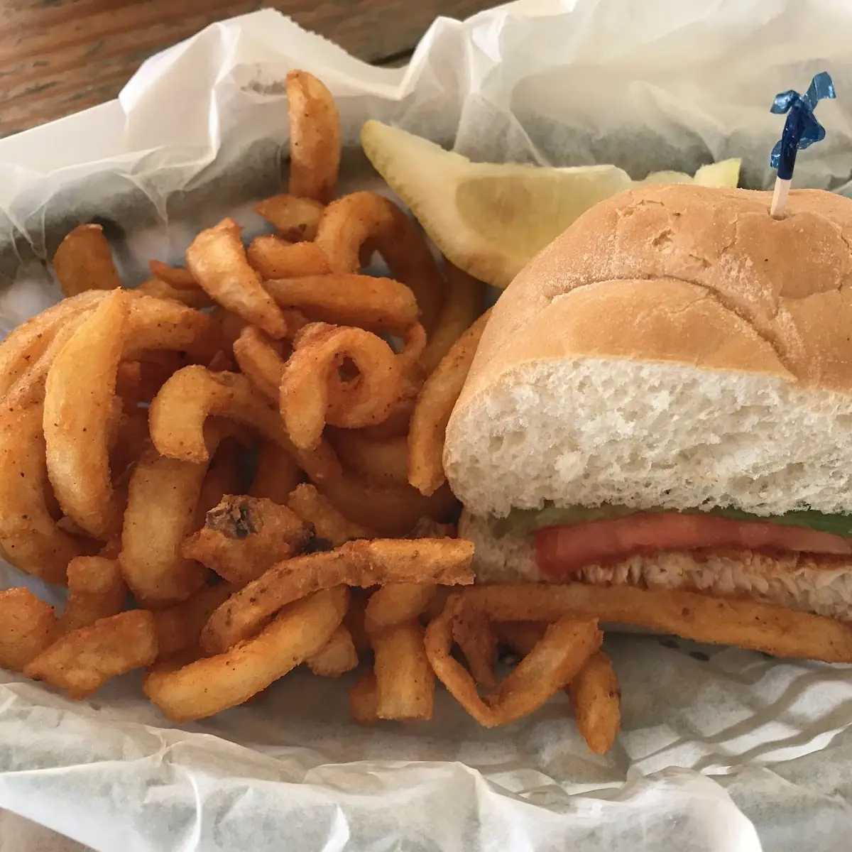 Grouper Fish Sandwich w FF