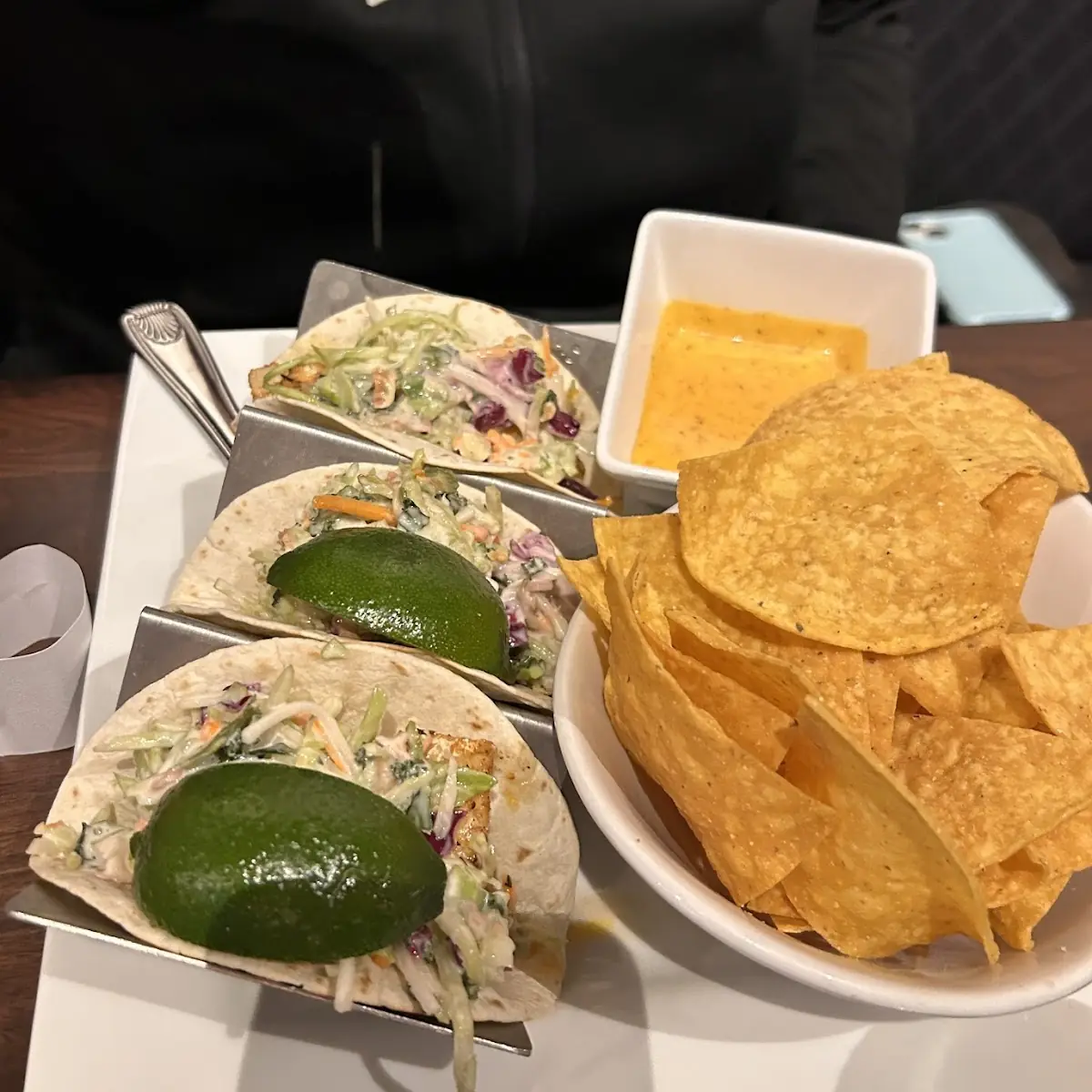 Fish Tacos with Sauce on the Side