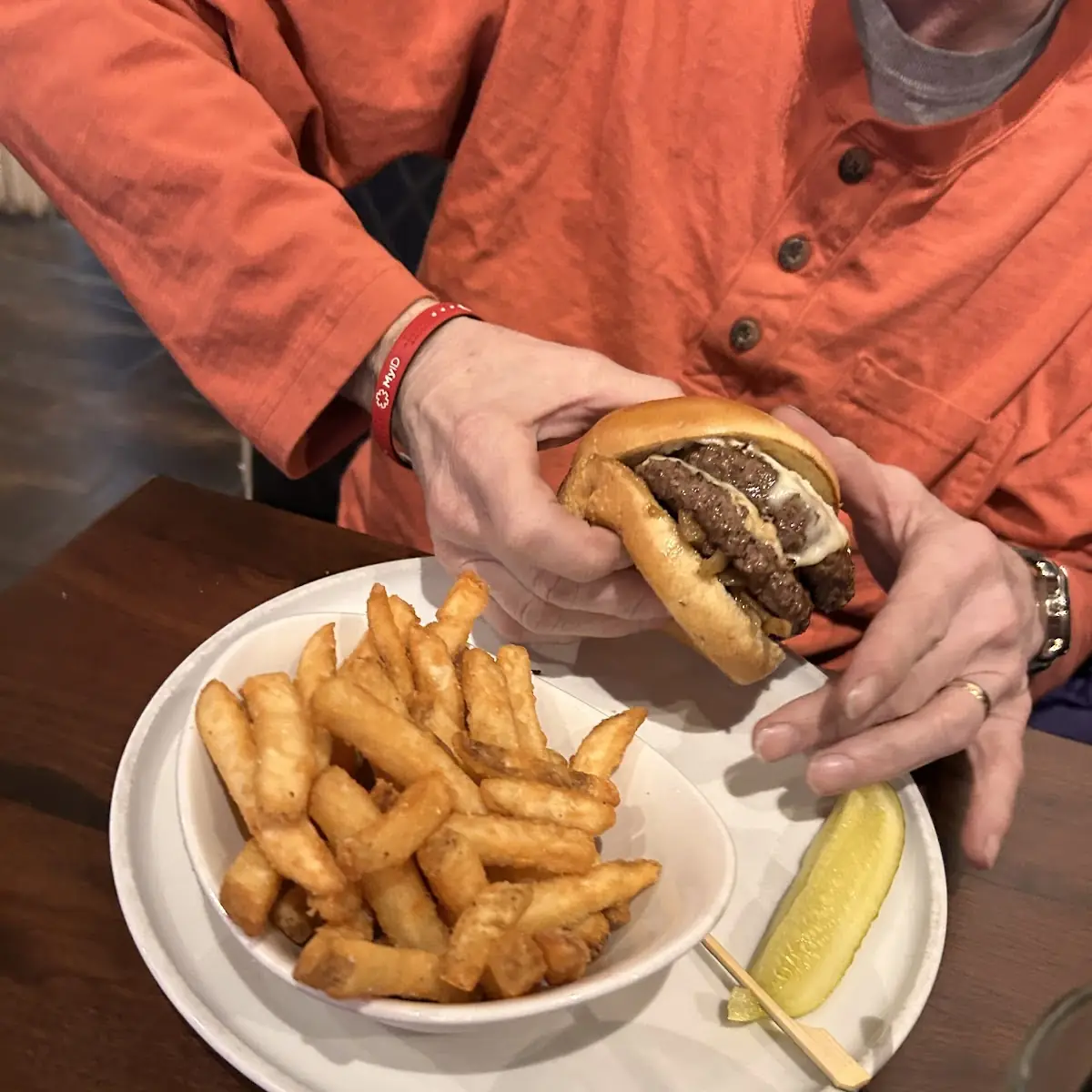 Mushroom Swiss Burger