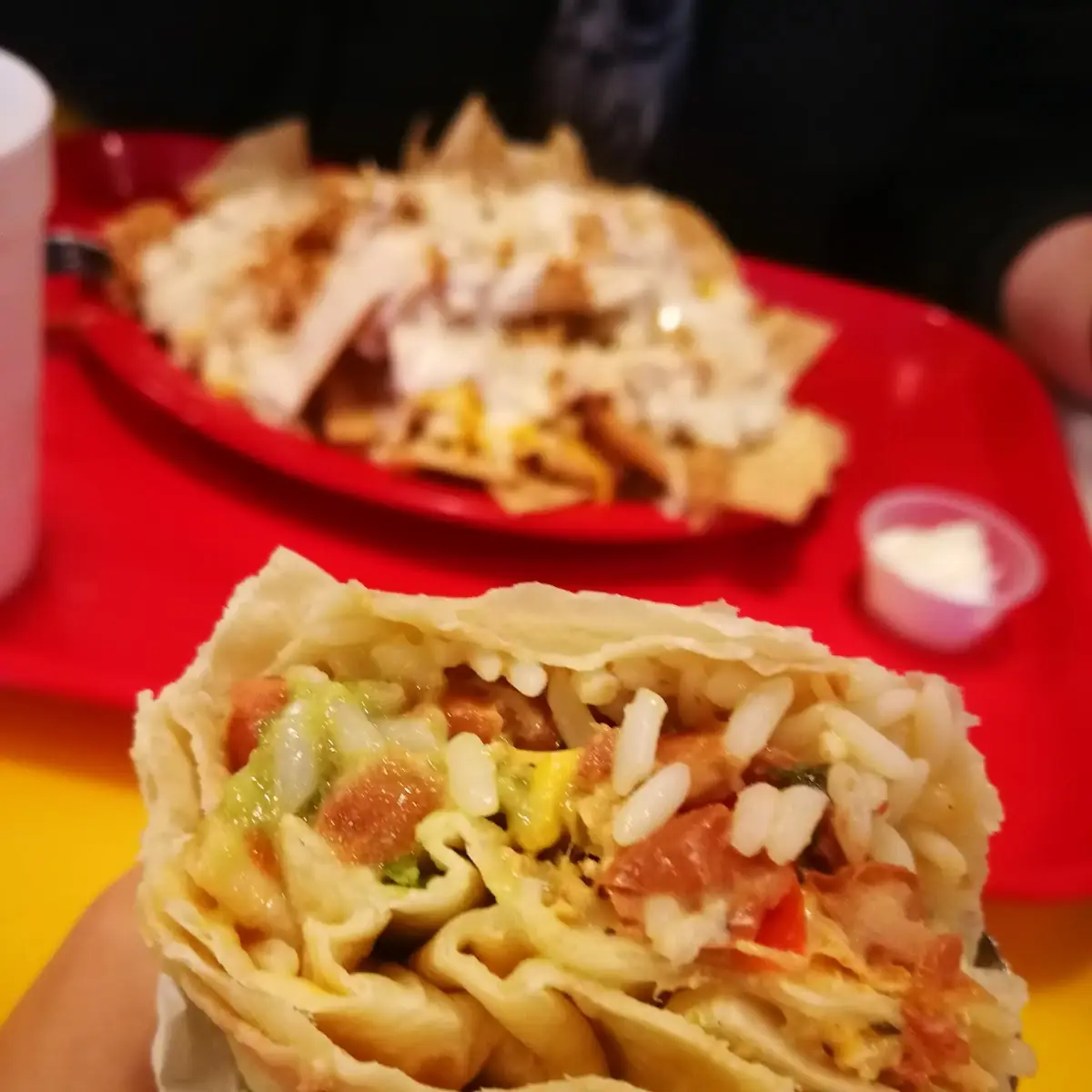 Shredded Chicken Burrito