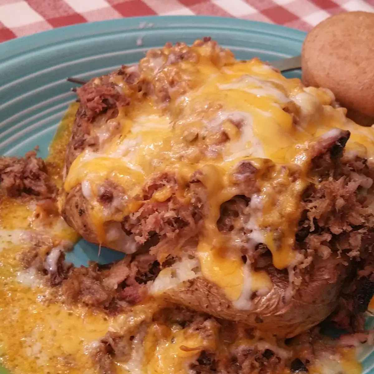 Chopped Beef Baked Potato