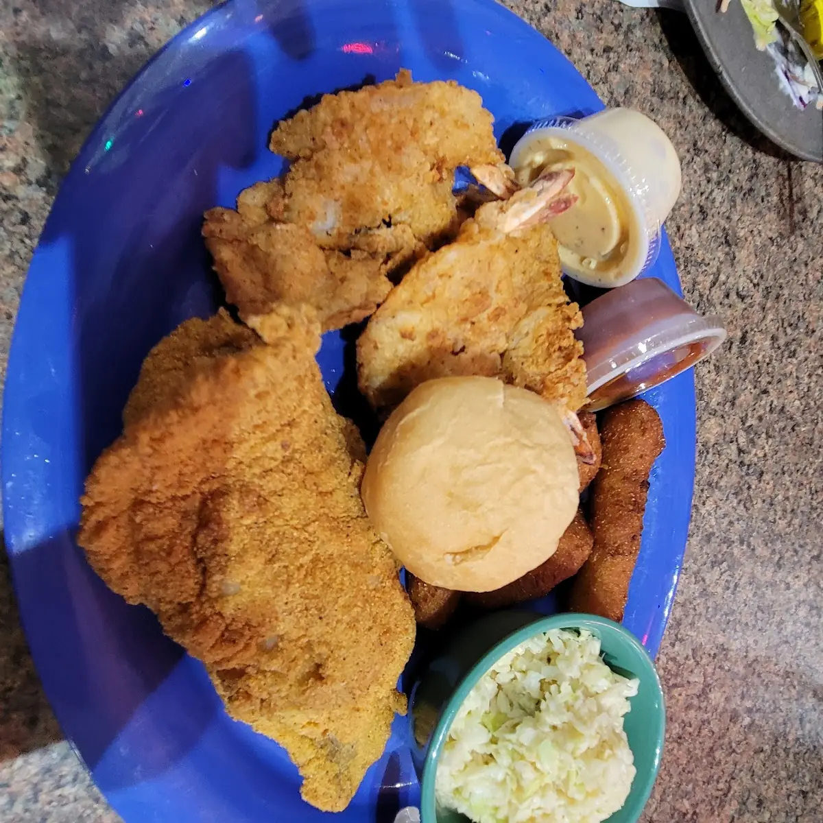Fried Catfish and Fried Shrimp