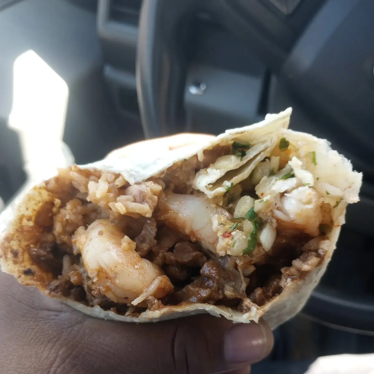 Surf and Turf Burrito