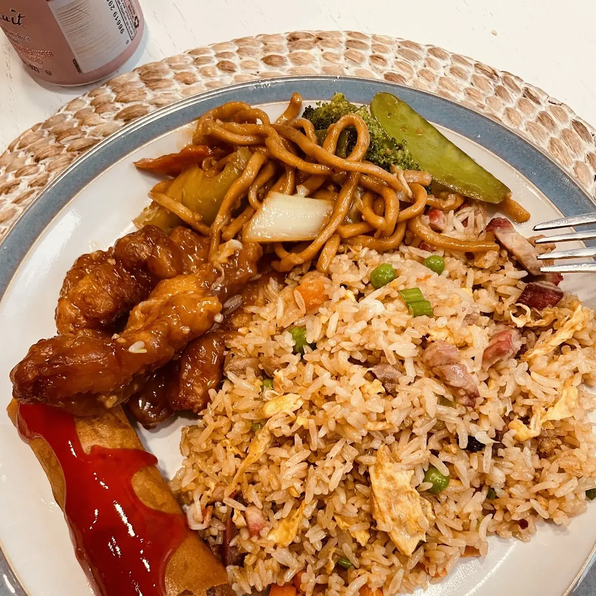 Chicken BBQ Pork Fried Rice