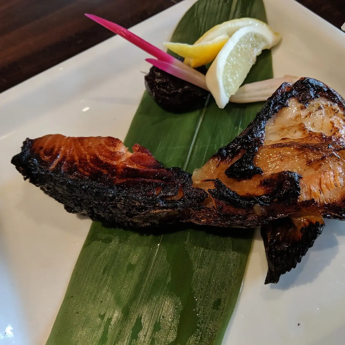 Seared Salmon Collar