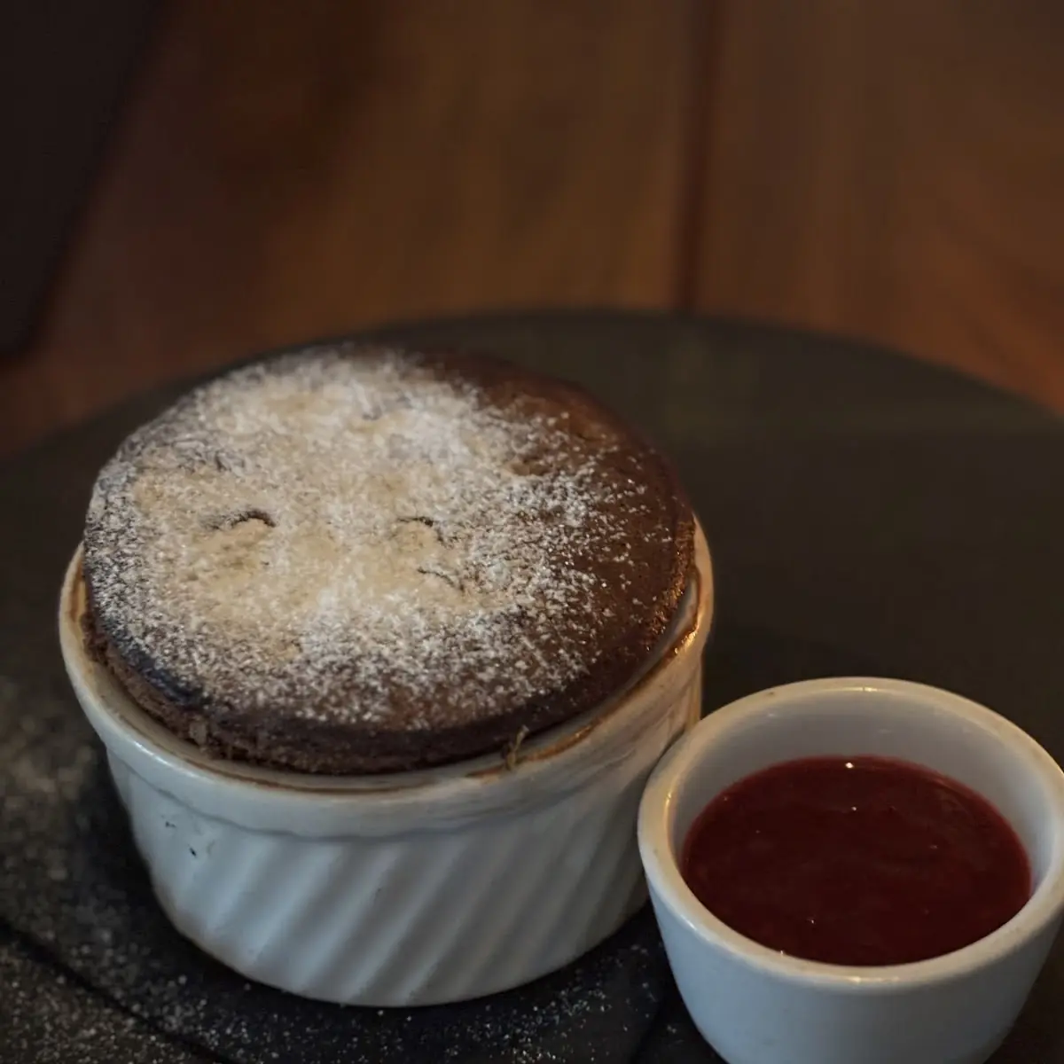 Dark Chocolate Soufflé