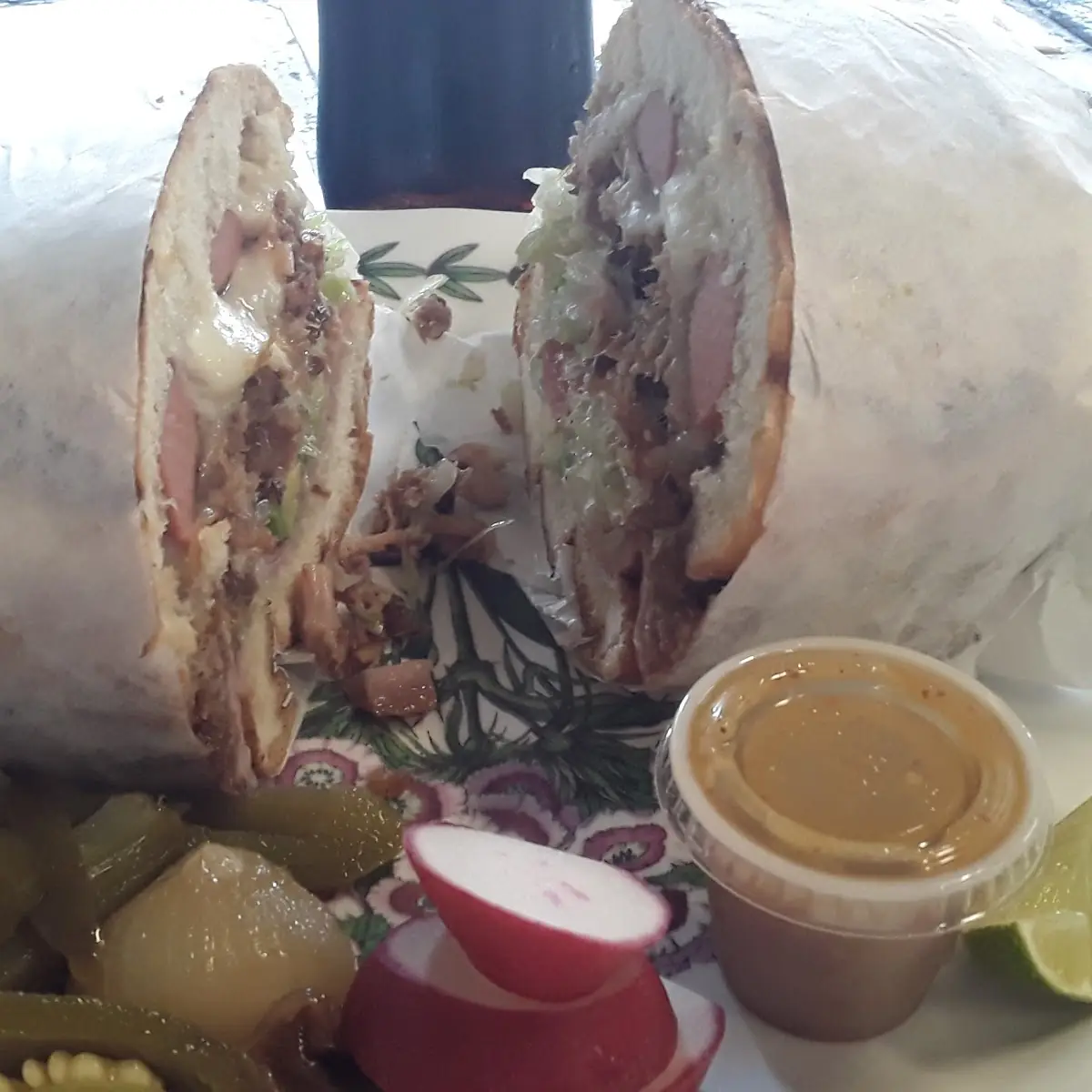 Beef Tongue Burrito Supreme