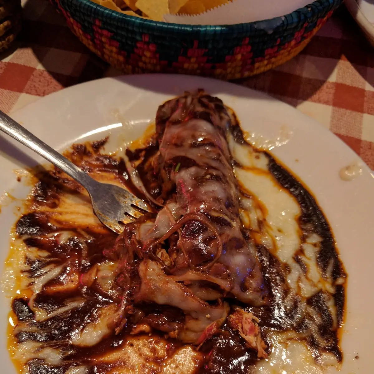 Mole Enchiladas