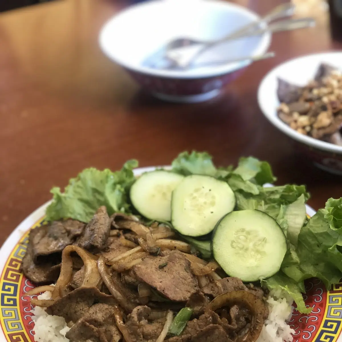 Cơm Bò Nướng Charbroiled Beef with Rice