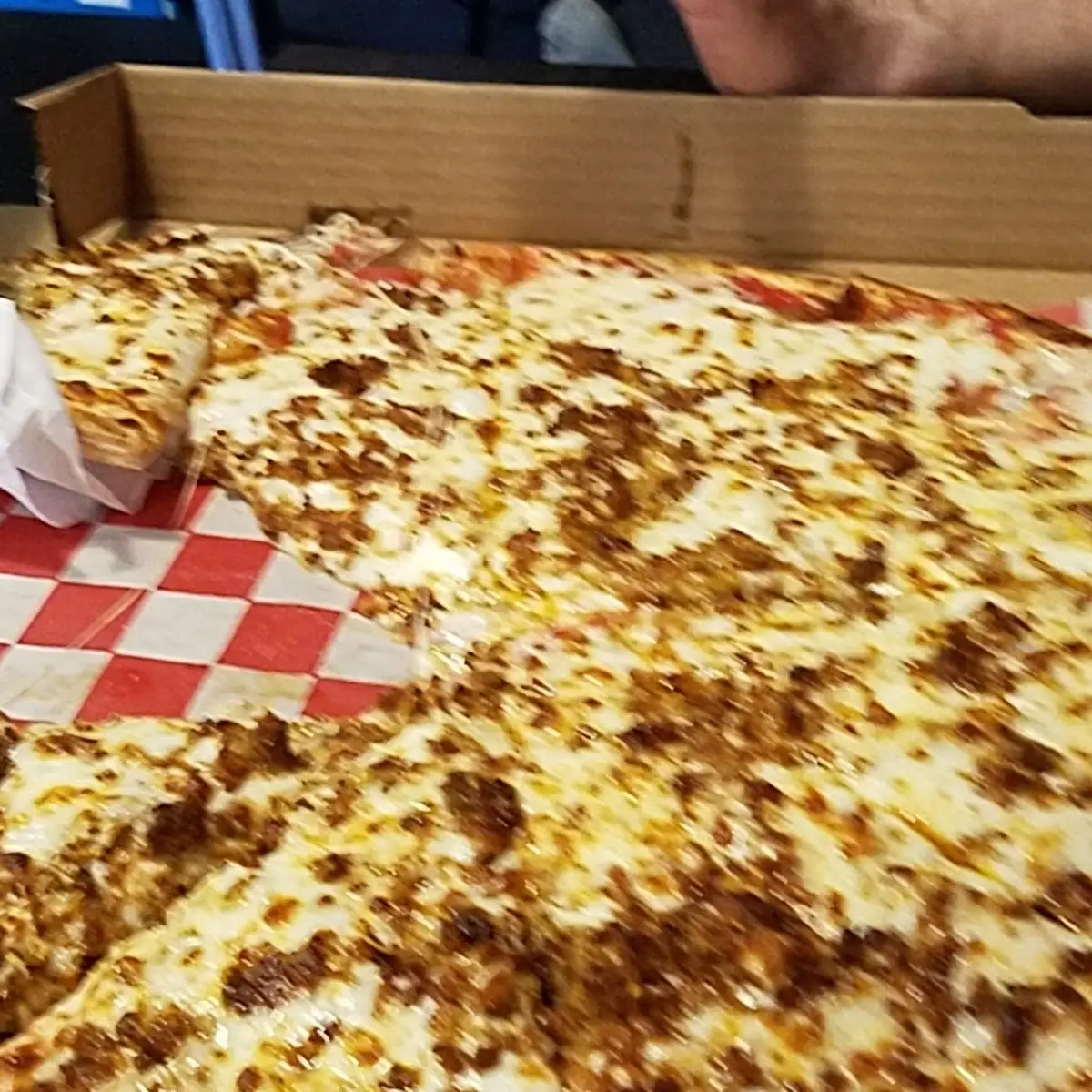 Homemade Sausage Pizza