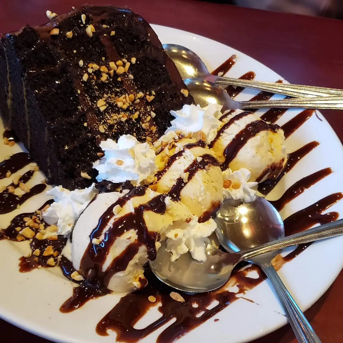 Hot Fudge Cake Sundae