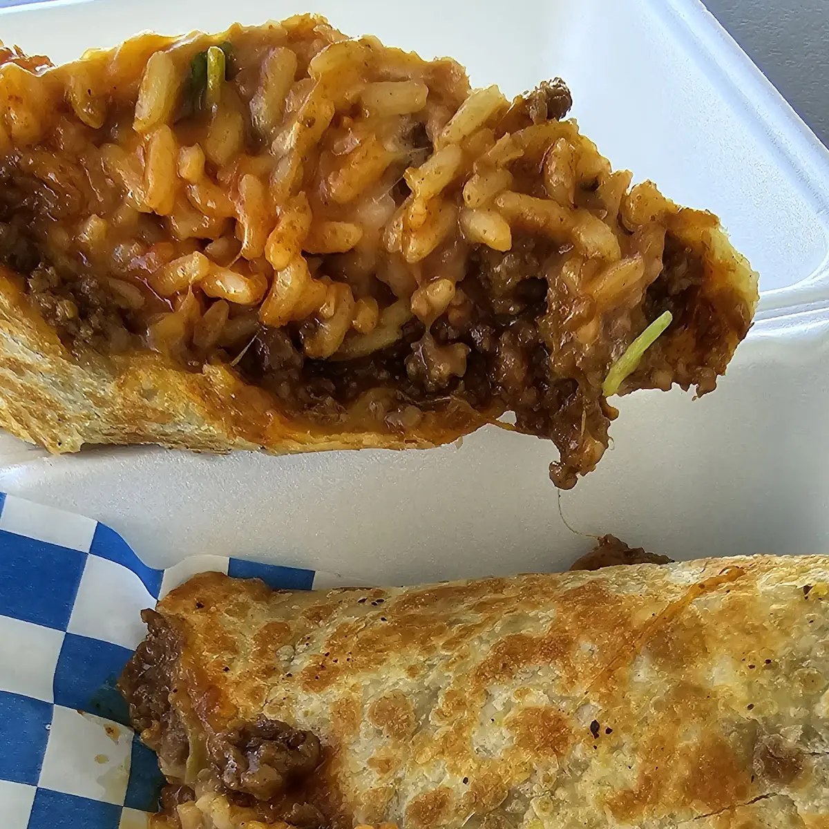 Burrito with Ground Beef
