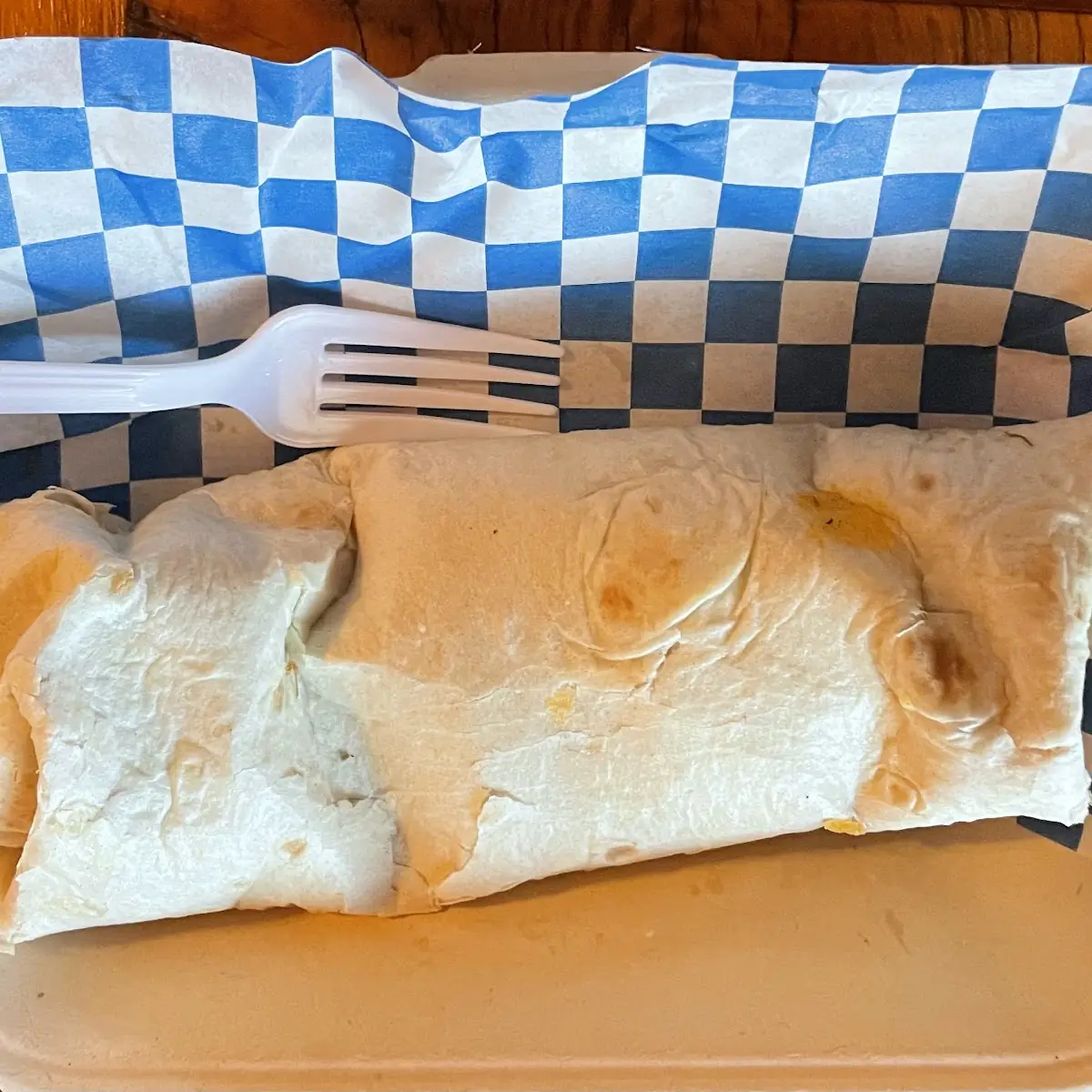 Cheese and Bean Burrito