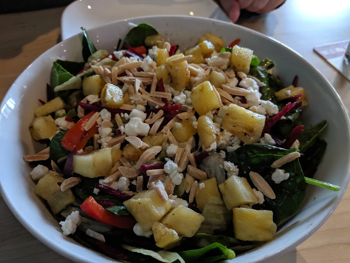 Salad with Grilled Pineapple