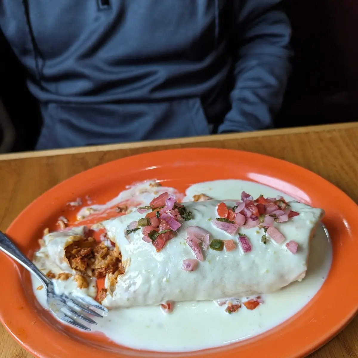 Chicken and Chorizo Burrito