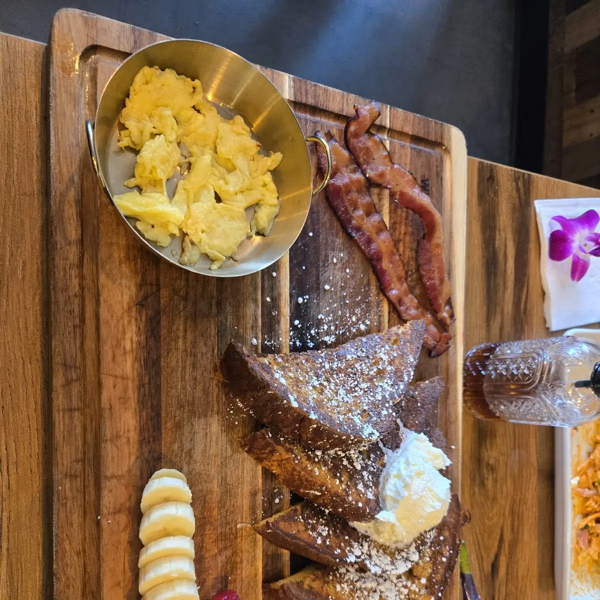 French Toast and Fruit Platter