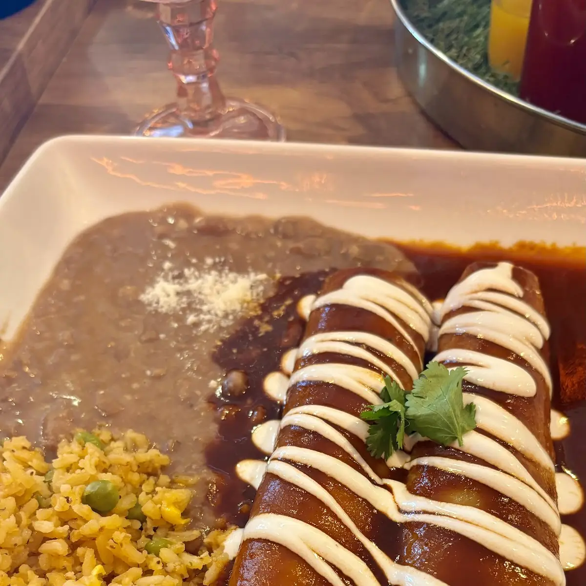 Mole Enchiladas