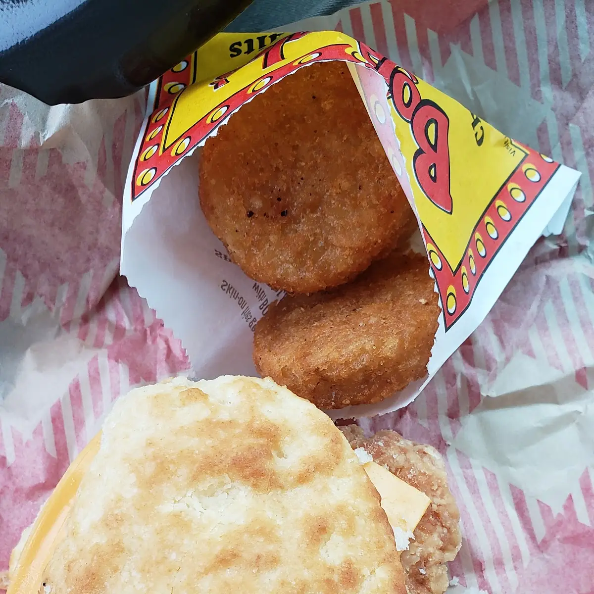 Cajun Chicken Biscuit w Cheese Combo
