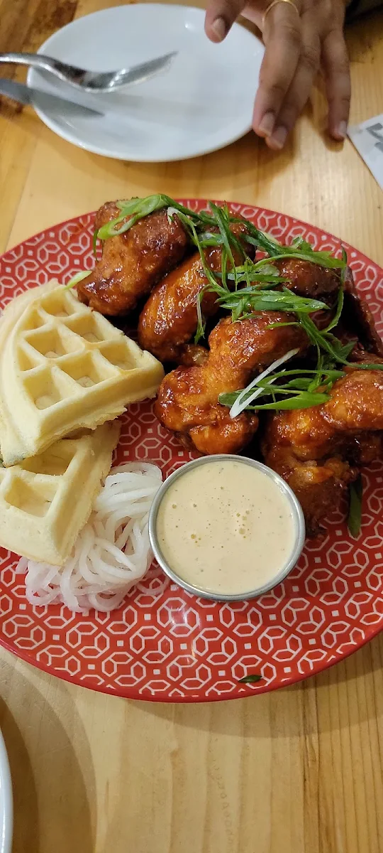 Korean Fried Chicken Wings & Waffles, KAIN TAYO