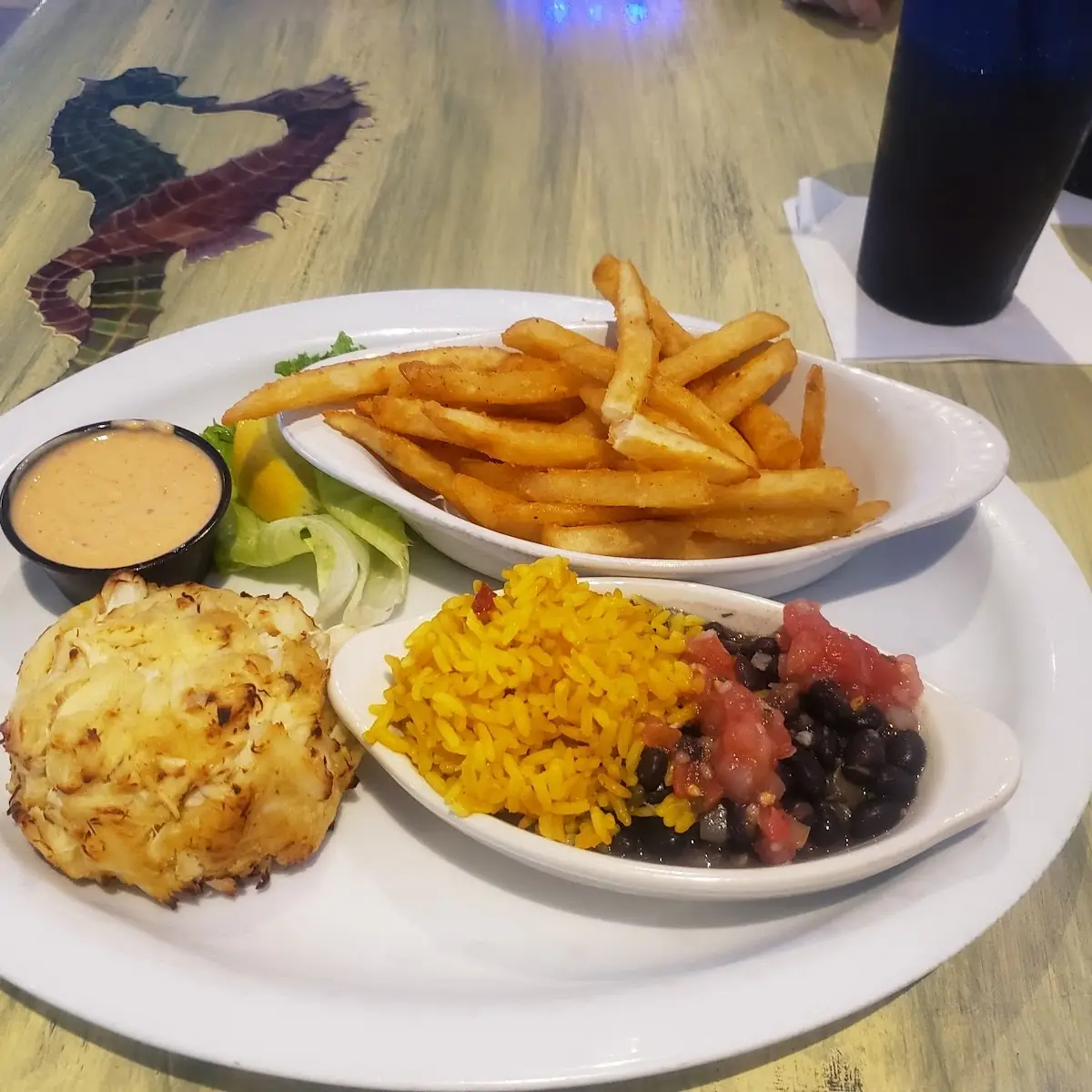 Crab Cake Dinner