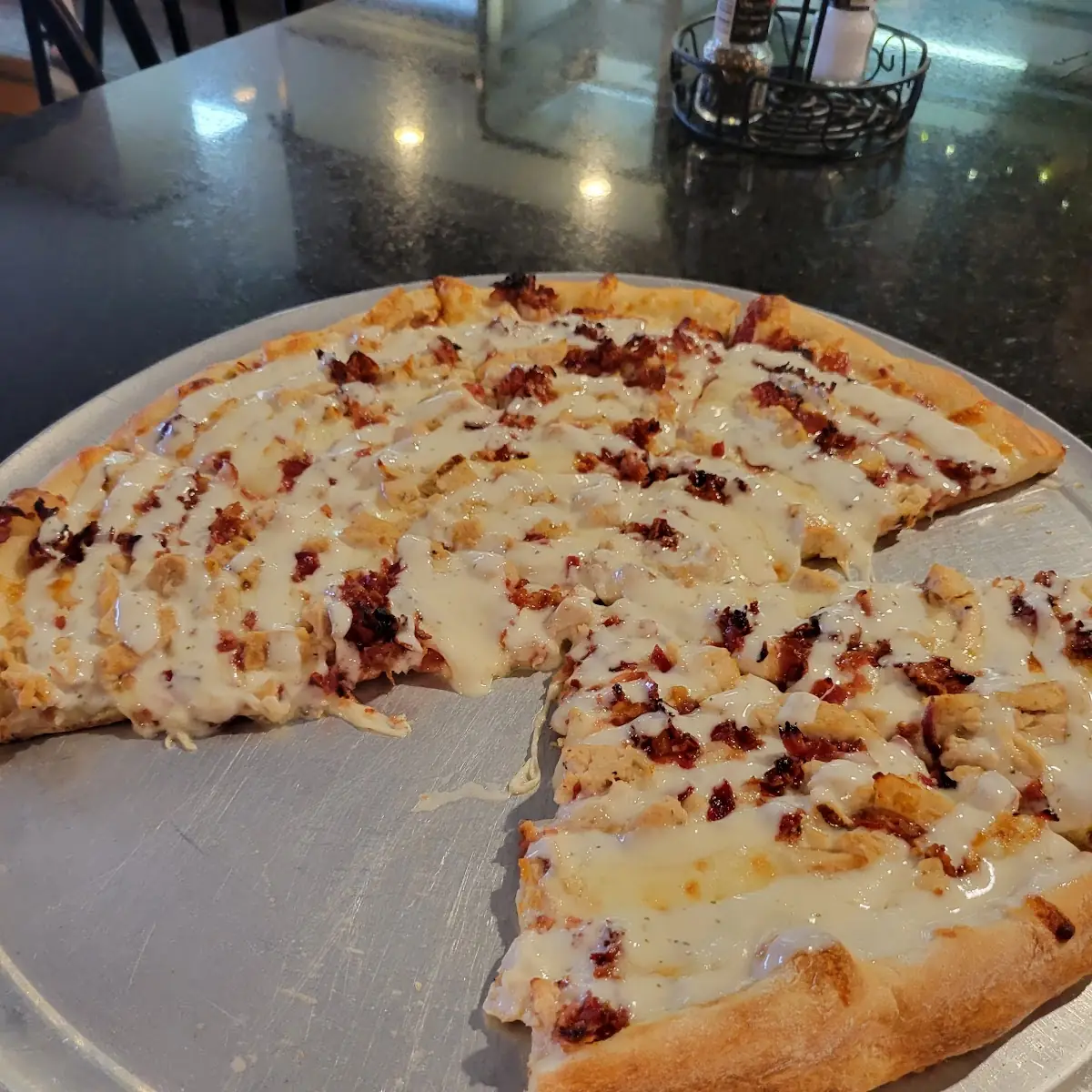 Chicken Bacon Ranch Pizza