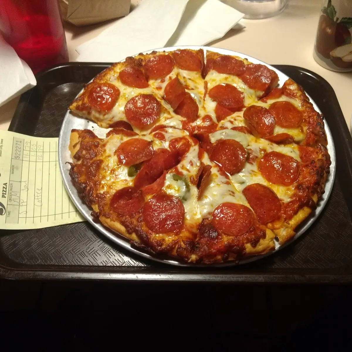Sausage and Pepperoni Pizza
