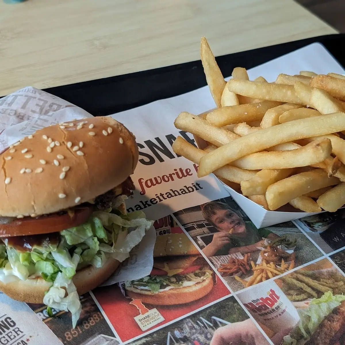 BBQ Bacon Cheeseburger Meal