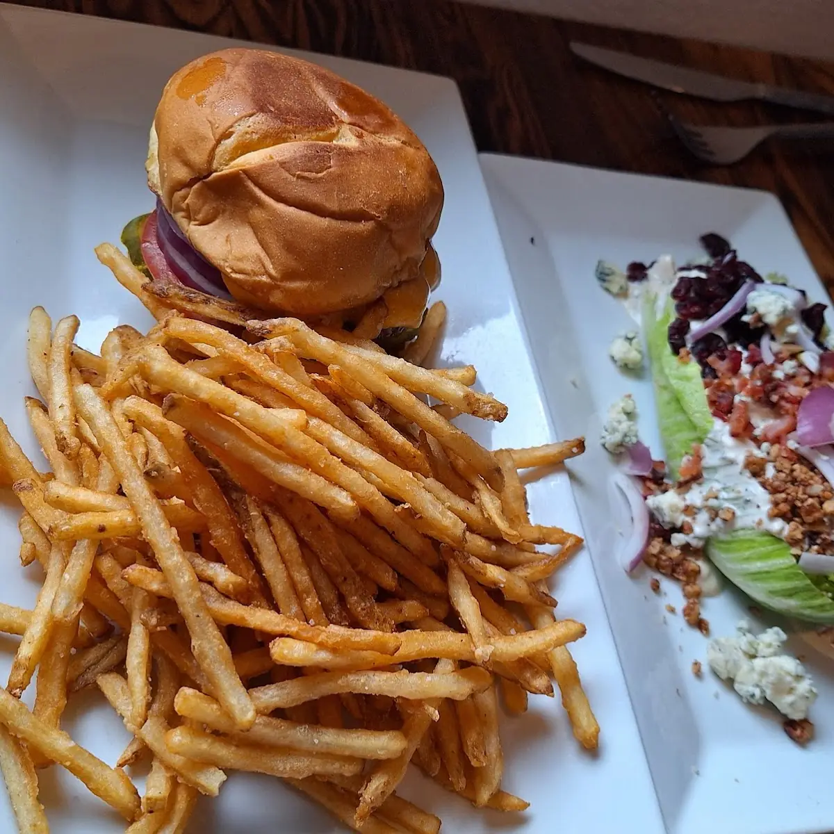 Parallel Burger and Fries