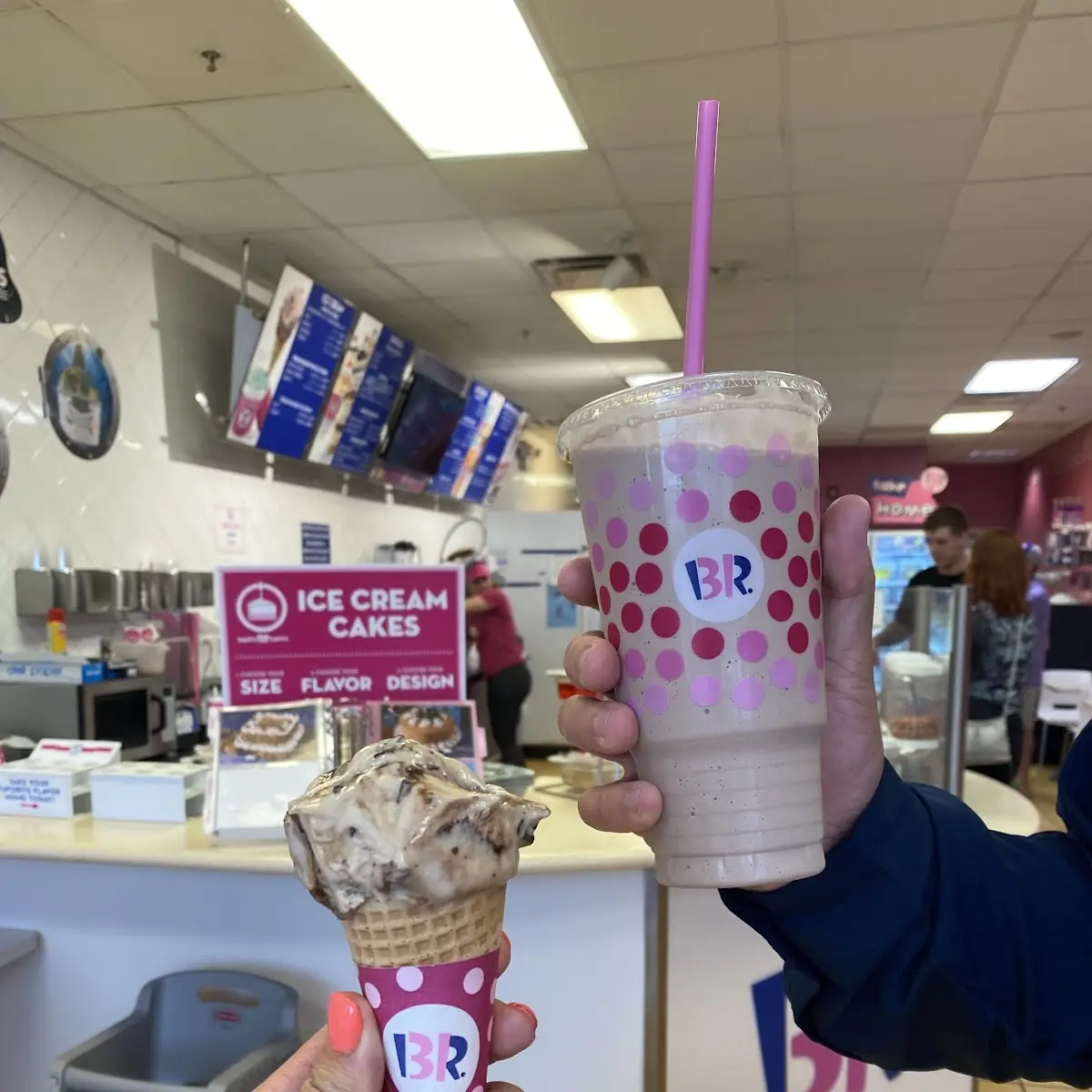 Non Dairy Ice Cream and Chocolate Milkshake