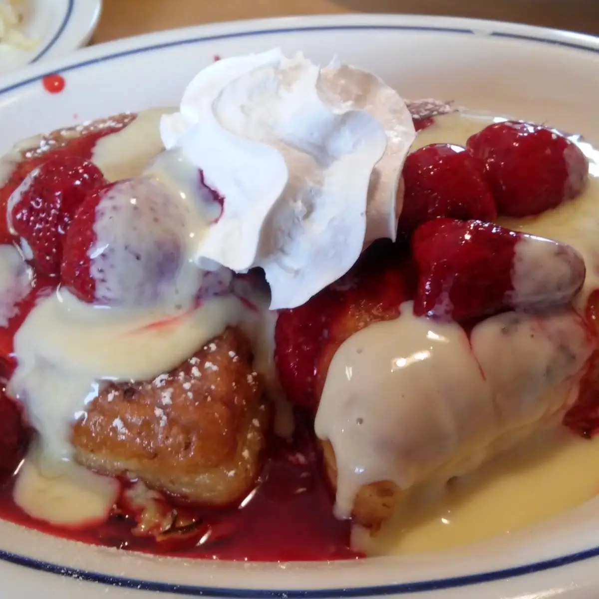 Cream Cheese Stuffed French Toast with Strawberries