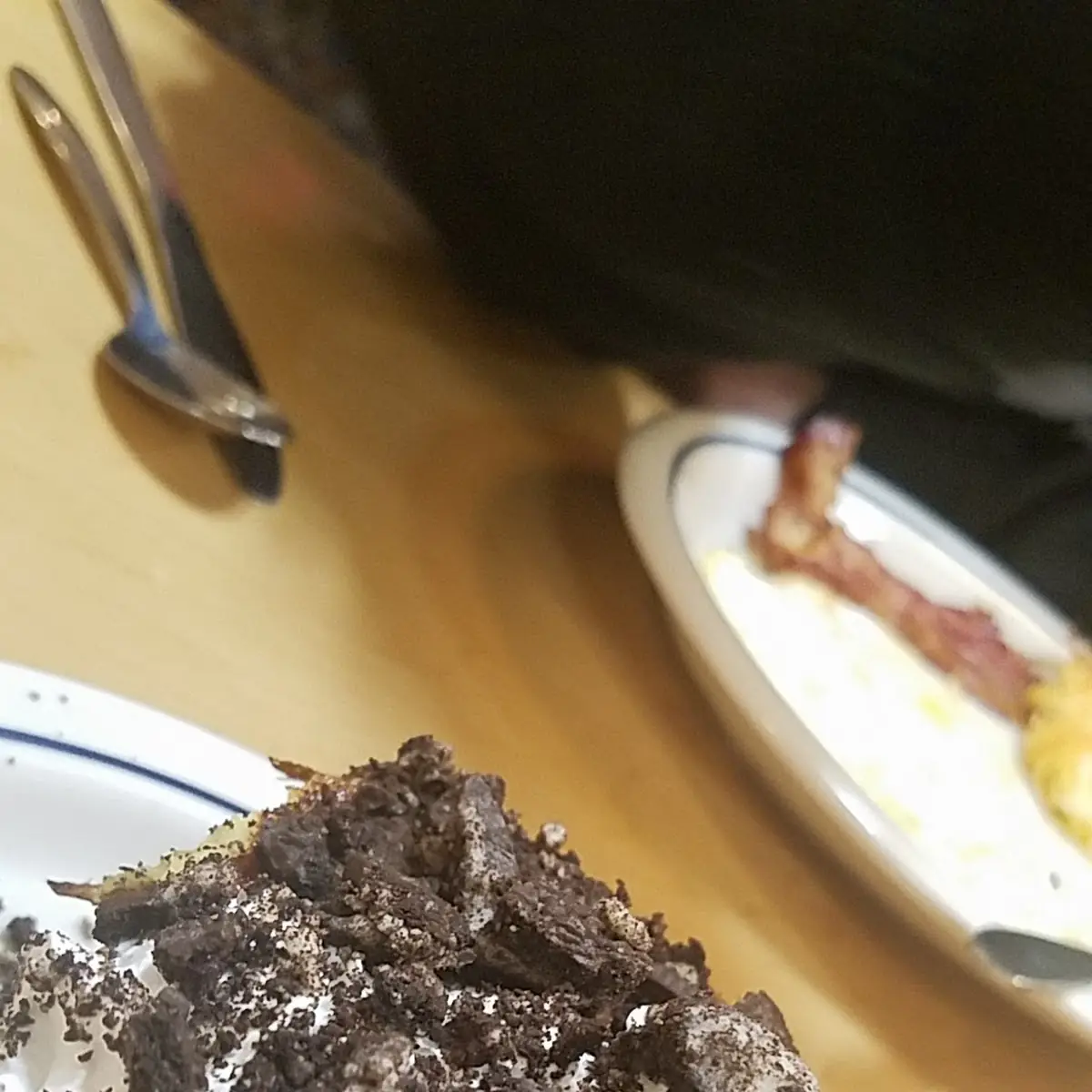 Oreo Cookie Crumble Waffle