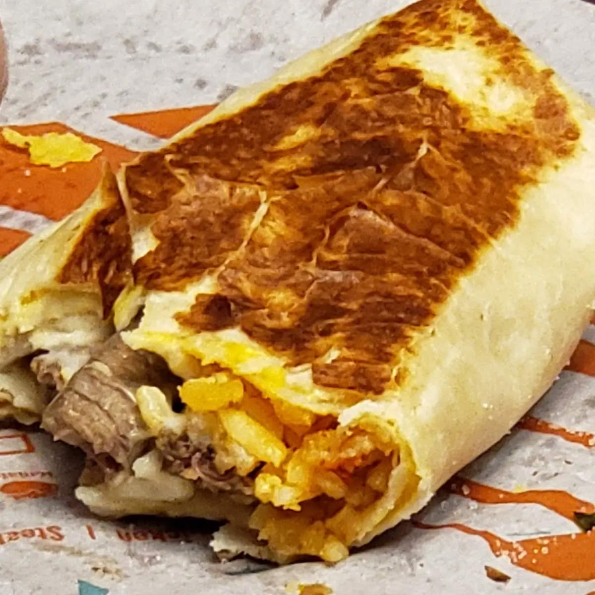 Bean and Beef Burrito