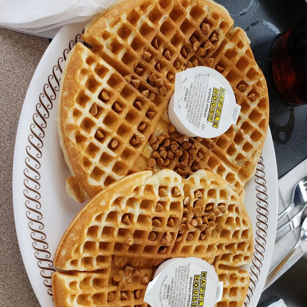 Peanut Butter Chip Waffle