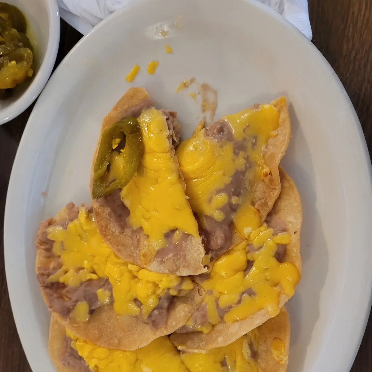 Bean and Cheese Nachos
