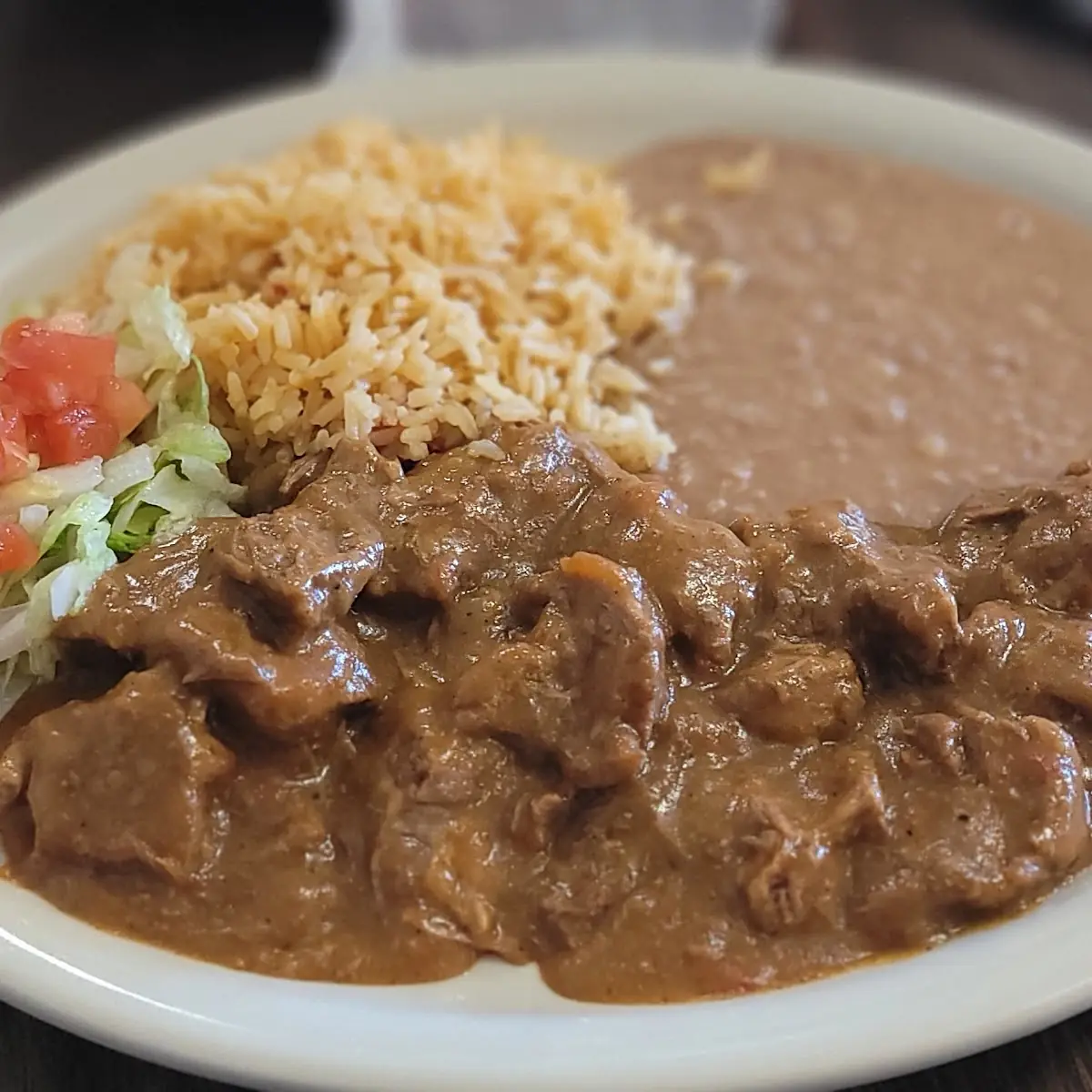 Beef and Refried Beans