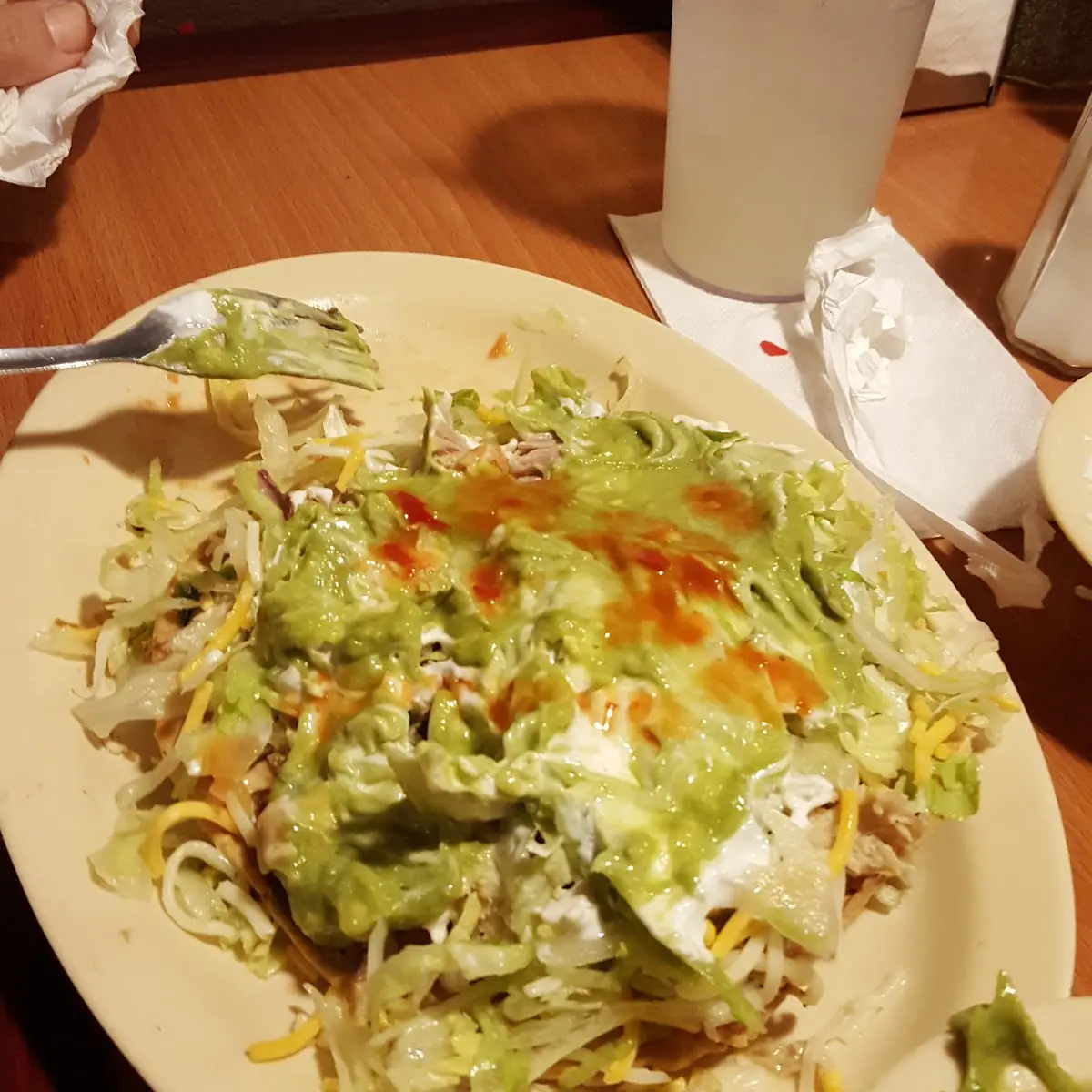 Chicken Tostada