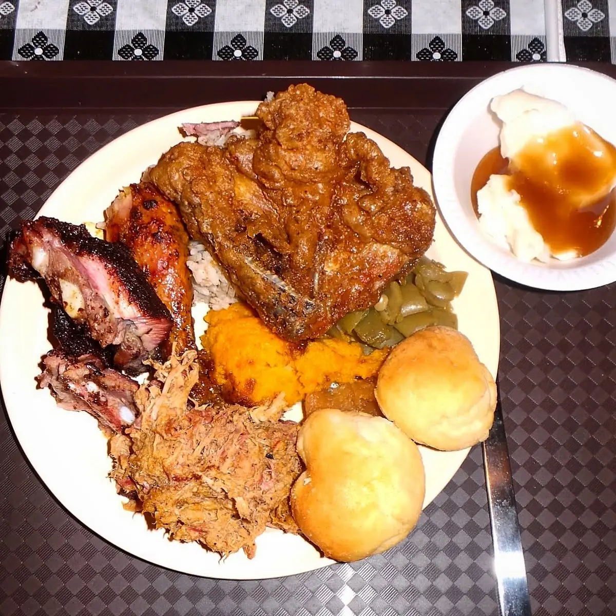 2 PC Fried Chicken Plate Ol