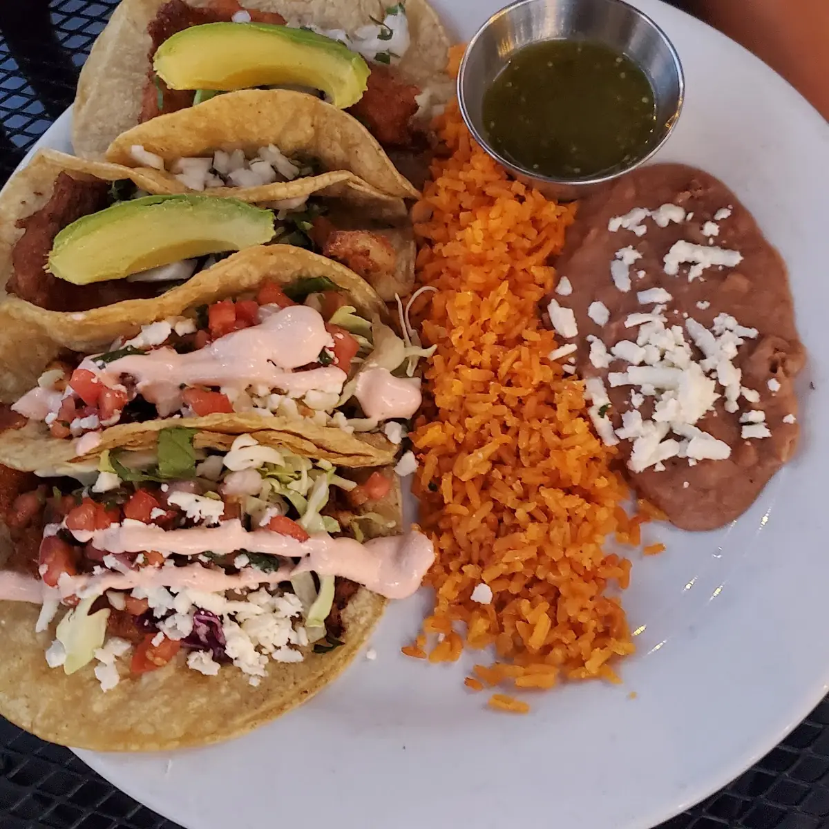 Fish Tacos 2 Different Fillings