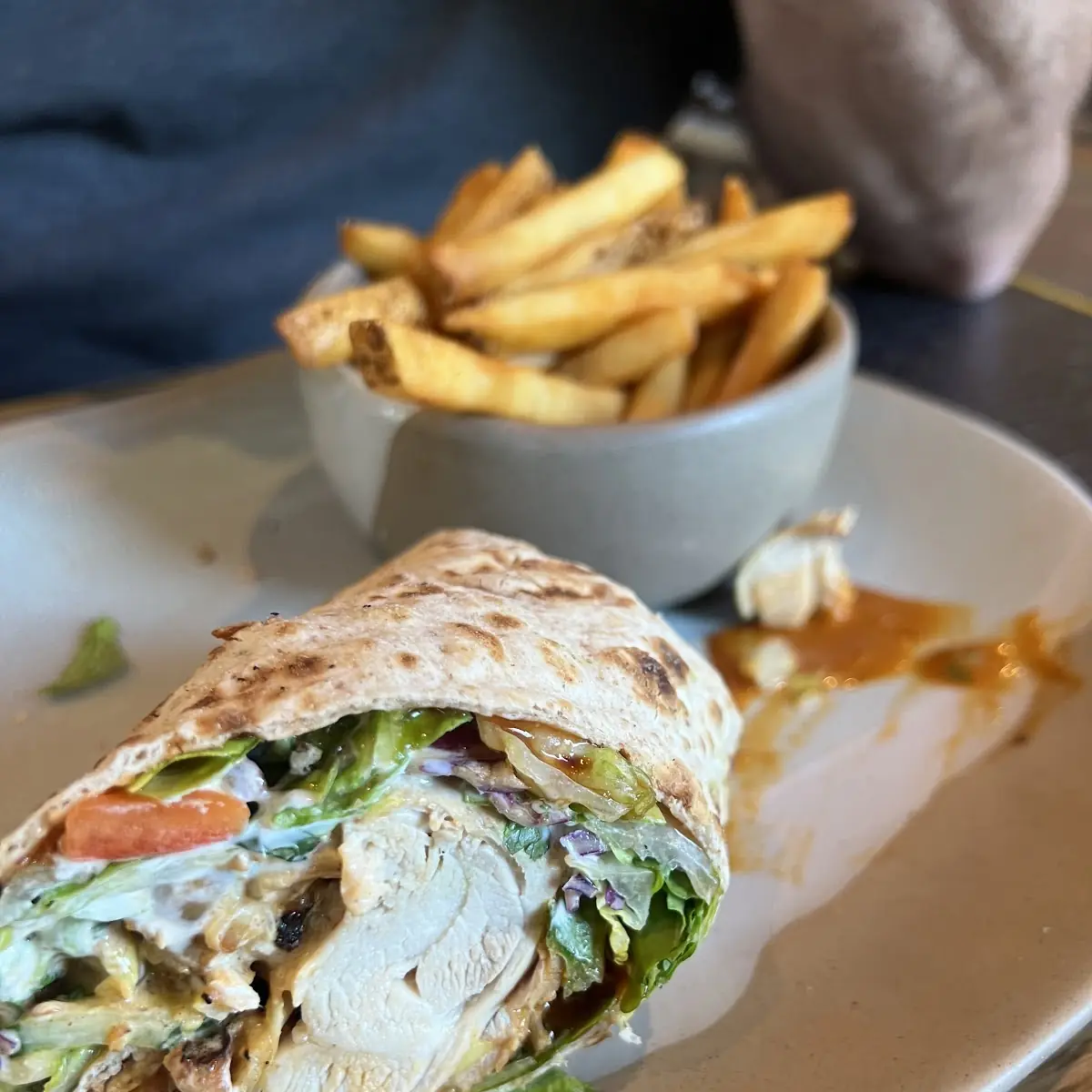 Spicy Chicken Caesar Wrap