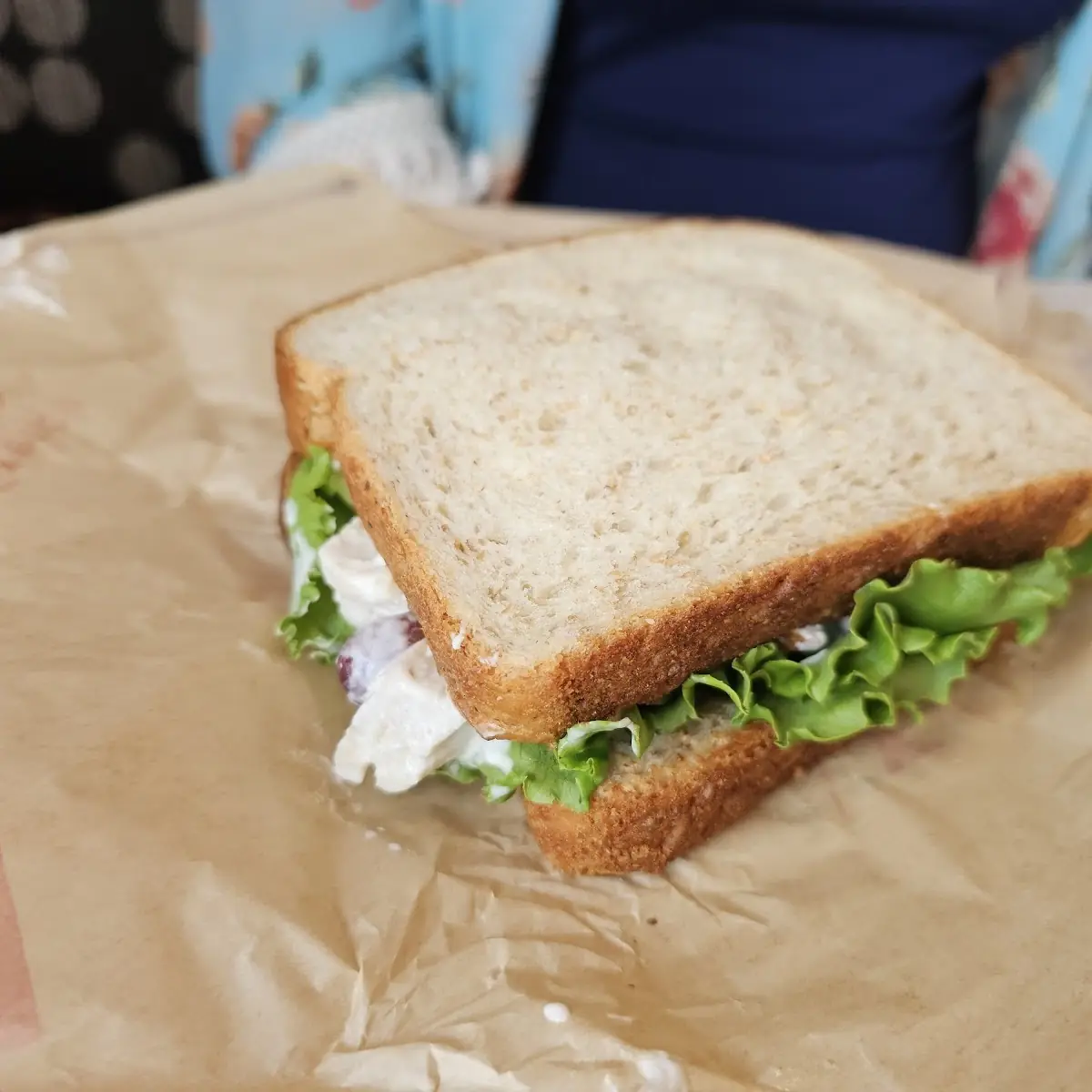 Pecan Chicken Salad Sandwich